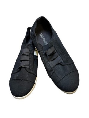 True Religion Women s Black Jana Slip On No Laces Canvas Sneaker Shoe Sz 10 New