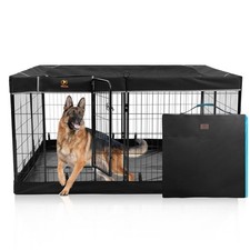 Dog Playpen Plus Storage Bag, 31.3" H 8 Panels Puppy Pen with Square Bottom ...