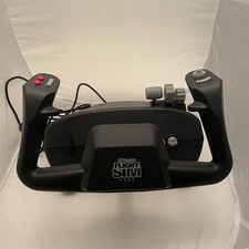 CH Products Flight Sim Yoke USB FSY211U Flight Simulation Controller, Untested