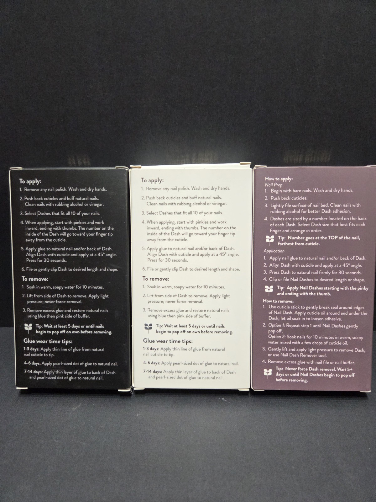 Red Aspen Nail Dashes SET OF 3 - Rare Rhyan, 24 KAY, and Thats A Wrap