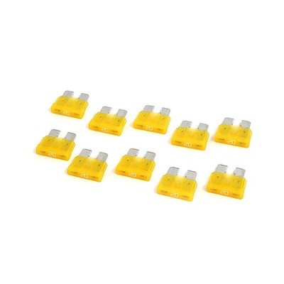 10x Littlefuse Sicherung 20A KFZ-Flachsicherung, 20 A 32 V gelb 0287020.H