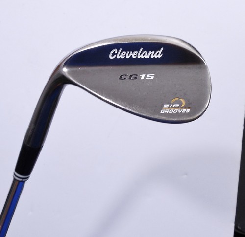 Sand Wedge Cleveland CG15 Black Pearl ZIP Grooves - 54° Pour Droitier, Acier, Occasion Grade 8