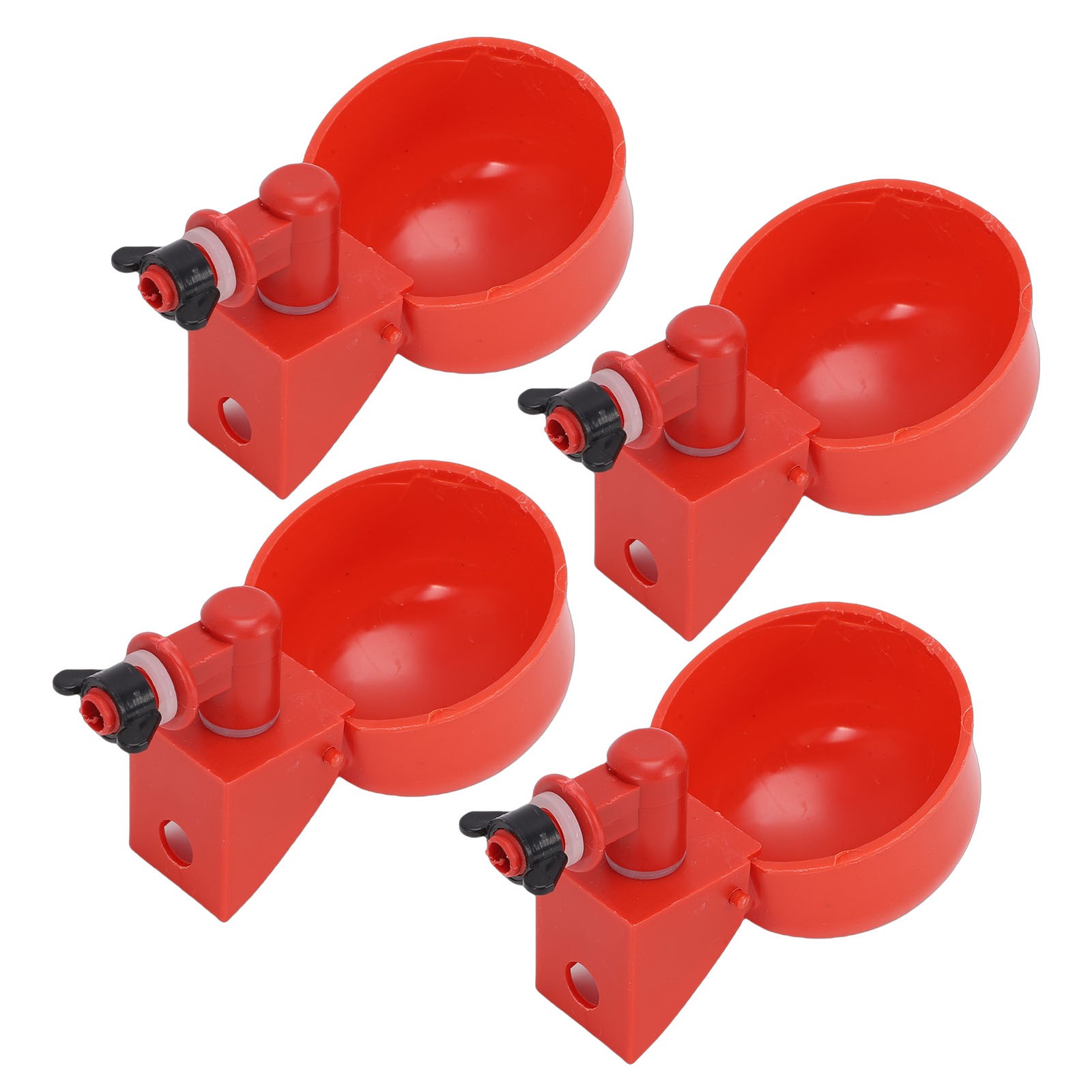 10PCS Automatic Chicken Waterer Cups With Electric Drill Bit Poultry Water Feede