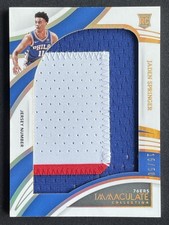 Jaden Springer 2021-22 Panini Immaculate Collection Number  Patch RC /50 #JP-JDS
