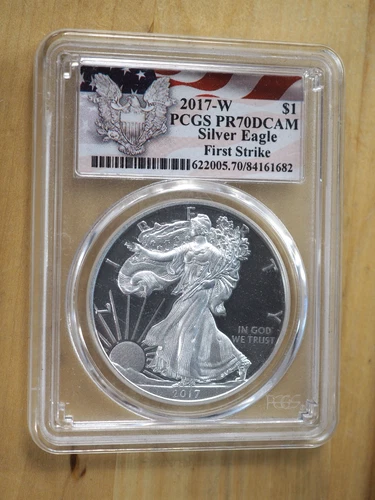 2017-W Proof American Silver Eagle ~ PCGS PR70 DCAM First Strike - FREE SHIP!