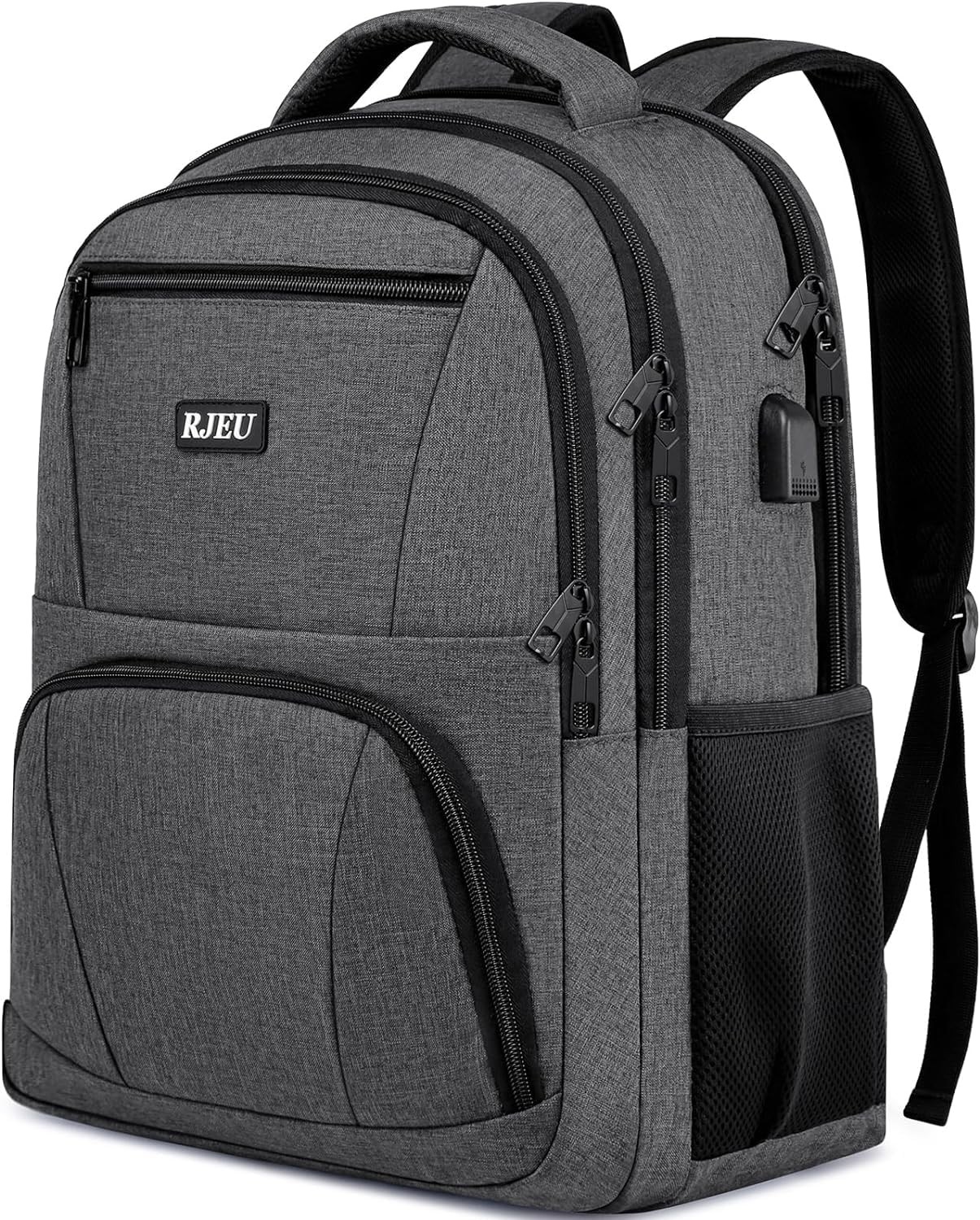 College Laptop Backpack for Students & Teens - 15.6 Inch School Bag with USB Port