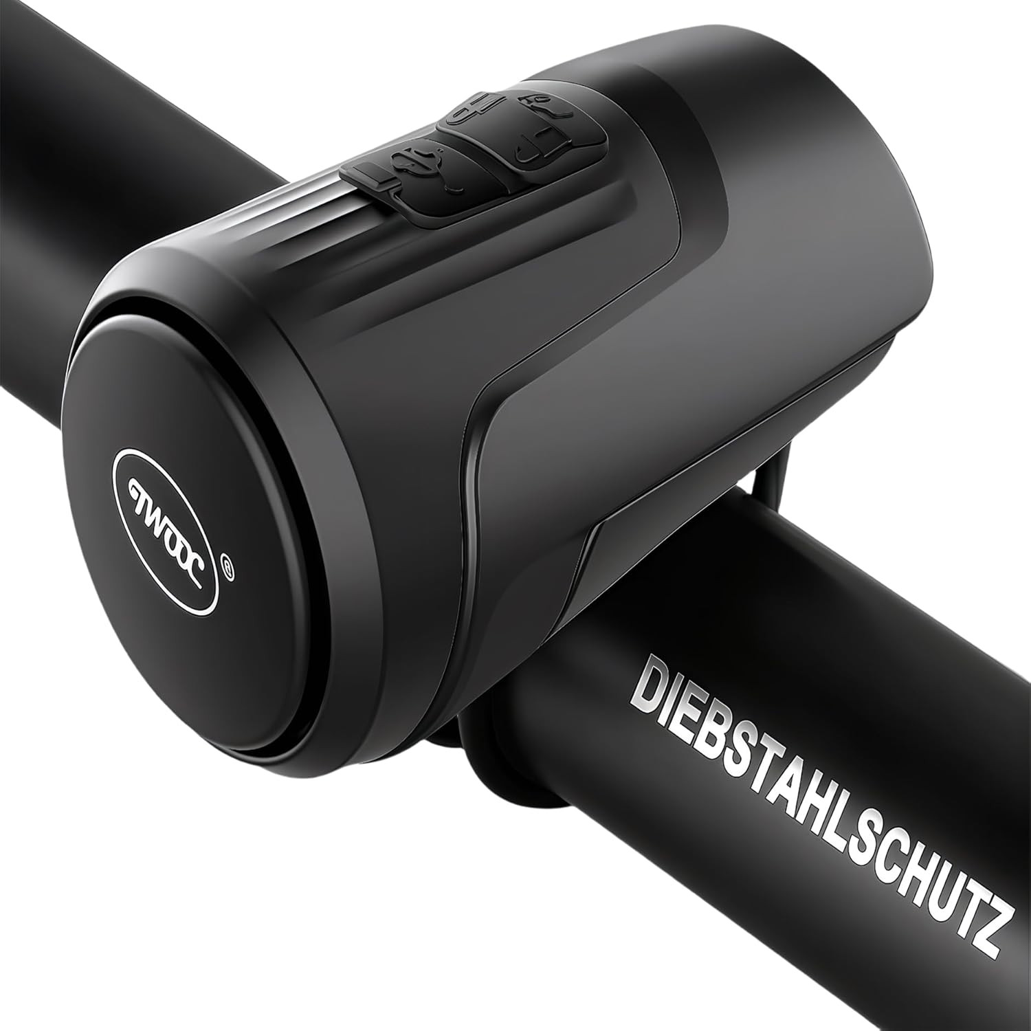 Electric Bike Bell, 125db Anti-Theft Alarm Loud Electric Bike Horn for Black