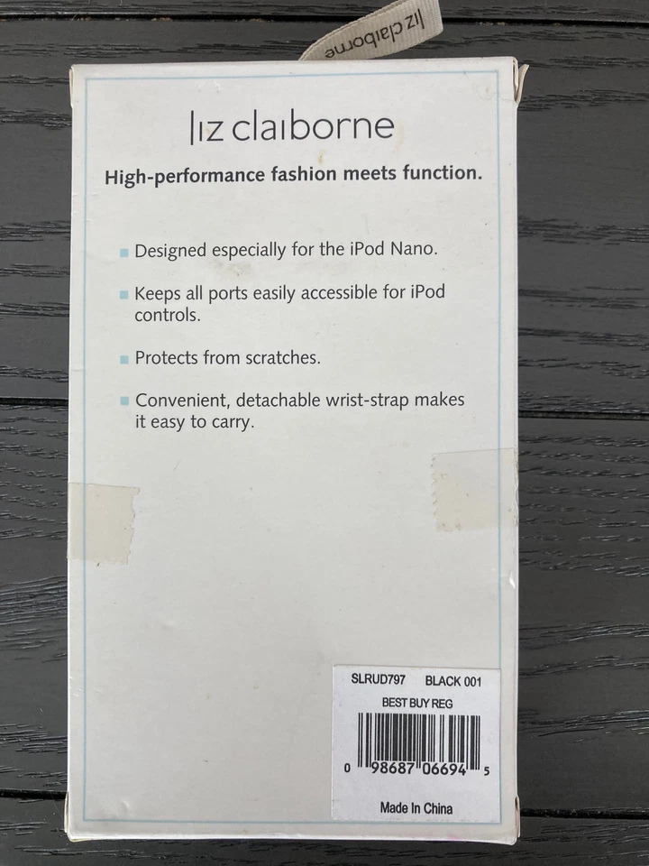 Liz Claiborne iPod Nano Leather Case With Strap NWT Opened Box - Image 2 of 3