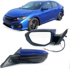 Left Driver Side Door Mirror for 2016-2021 HONDA CIVIC LX SE Sport with Power Mi
