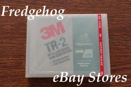 3M / SCOTCH TR-2 TRAVAN  DATA CASSETTE / TAPE 800Mb / 1.6 GB - NEW SEALED