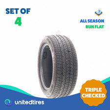 Set Of 4 Used 22550r17 Bridgestone Driveguard Plus Rft 94v - 6.532