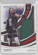 2022 Panini Immaculate WWE Standout Memorabilia 66/99 AJ Styles #SM-AJS 0nr3