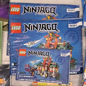 LEGO Illustrated Instruction Manuals Lot City, Minecraft, Ninjago, Technic 50+