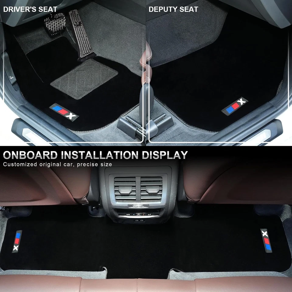 Ajuste para BMW X5 2019 2020 2021 2022 2023 2024 2019-2024, preto5 - Imagem 3 de 4