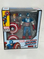 OFFICIAL Marvel MAFEX No.217 Captain America Comic Ver (USA SELLER) (NO TARIFFS)