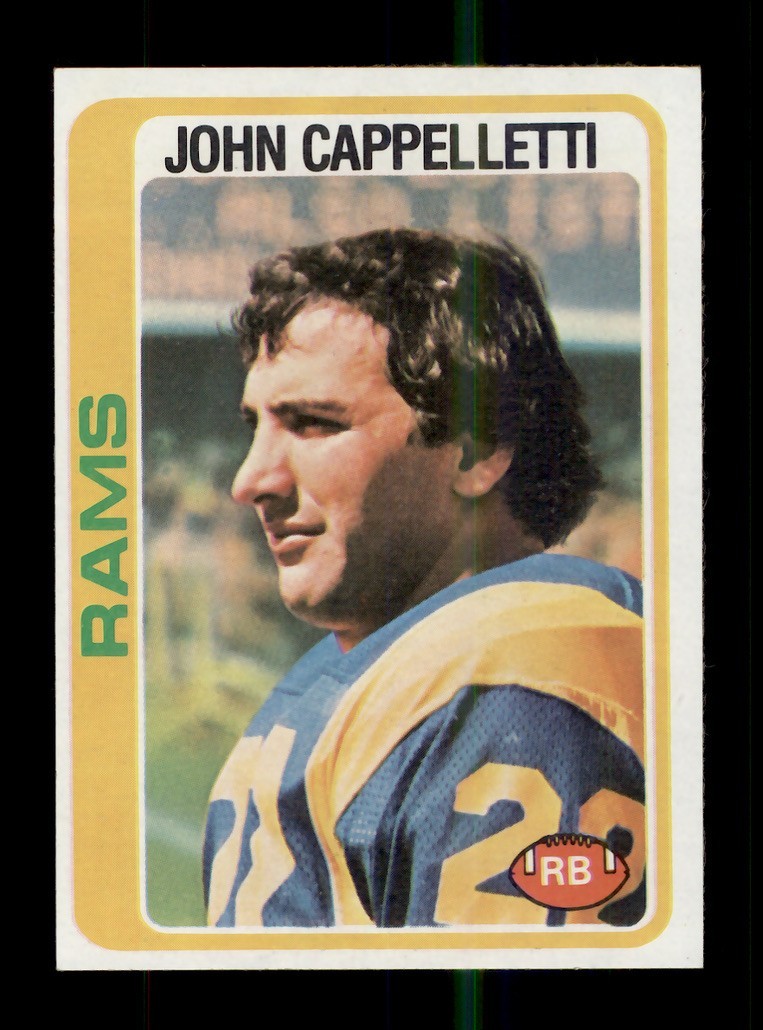 1978 TOPPS FOOTBALL #453 JOHN CAPPELLETTI LOS ANGELES RAMS