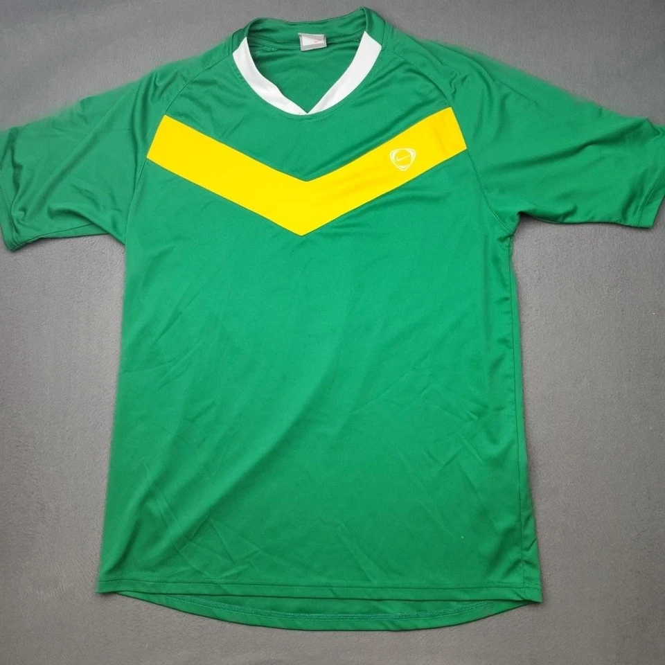 Camisa de fútbol vintage Nike para hombre grande Dri Fit Y2k manga corta fútbol poliéster Foto 2 de 4