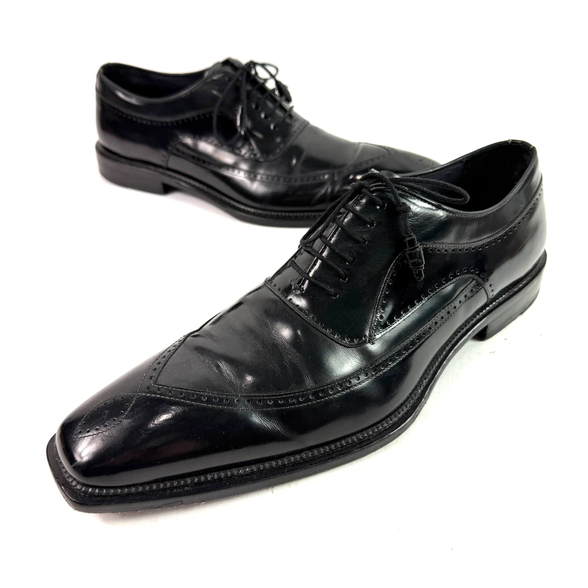 Oxford Mezlan Black Dress Shoes for Men for sale | eBay display picture 1