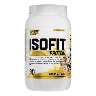 Nutrex Research Isofit Whey Protein Powder Instantized 100 Whey Protein Isolate