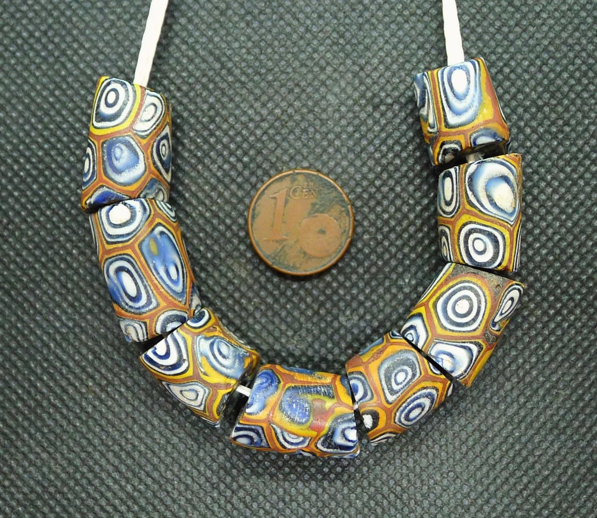Collier vintage en pâte de verre Murano – La Fille des Cordeliers