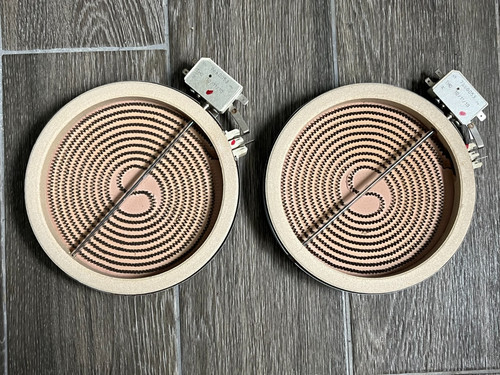 2x GE Hotpoint Range Stove 6" Radiant Elements WB30T10129 191D4162P002 TESTED #3