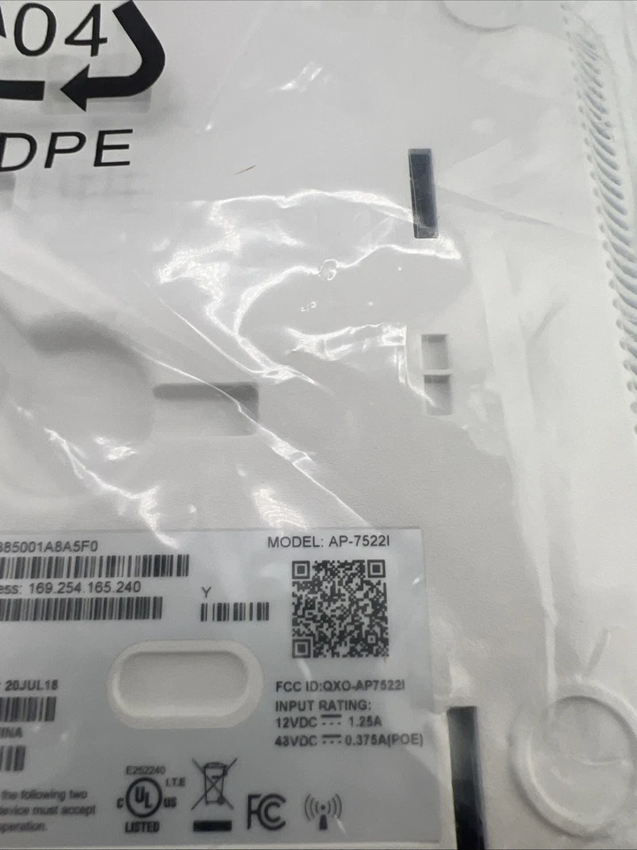 Extreme Networks AP-7522I 802.11AC Wireless Access Point No Power Cord/Brackets - Image 3 of 4