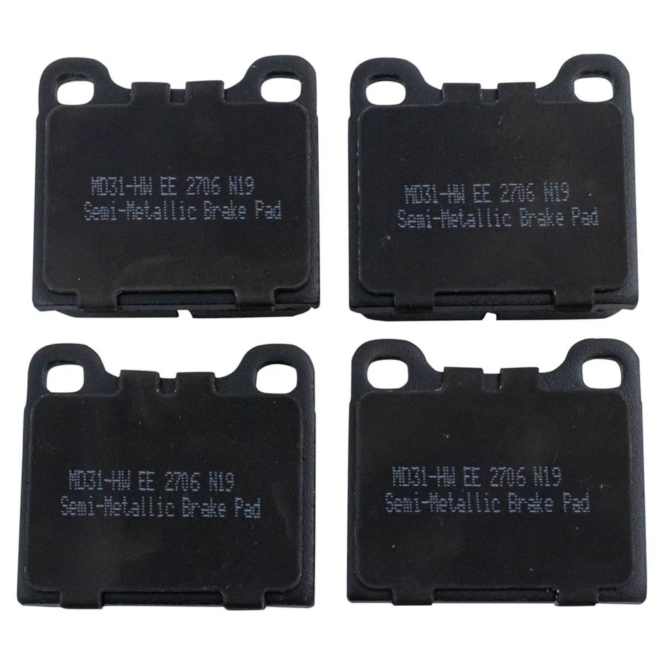 Kit de par de rotor de freno trasero y pastillas semimetálicas 1154200072 con productos químicos Foto 4 de 4