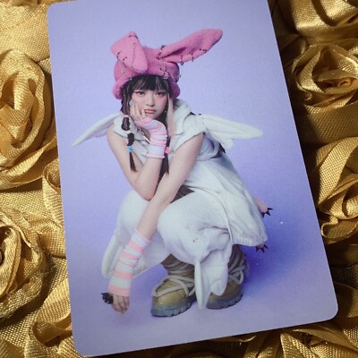 Hanni NEWJEANS Group Kawaii Bunnies Edition Celeb K-pop Girl Photo Card Angel