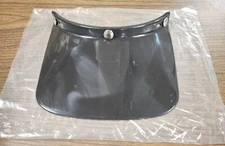 Black AHRMA Vintage Dirt Bike Helmet Duck Bill Visor Motocross Motorcycle Bell