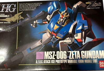 未組み立て BANDAI Z-GUNDAM MSZ-006 1/60 新品」BANDAI MSZ-006 ZETA GUNDAM PG 1/60 Bandai Hobby MSZ-006 ZETA