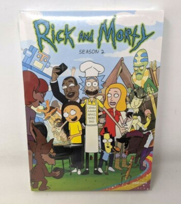 New & Sealed Rick and Morty Season Two 2 (DVD, 2016, Widescreen) Adult Swim FP20