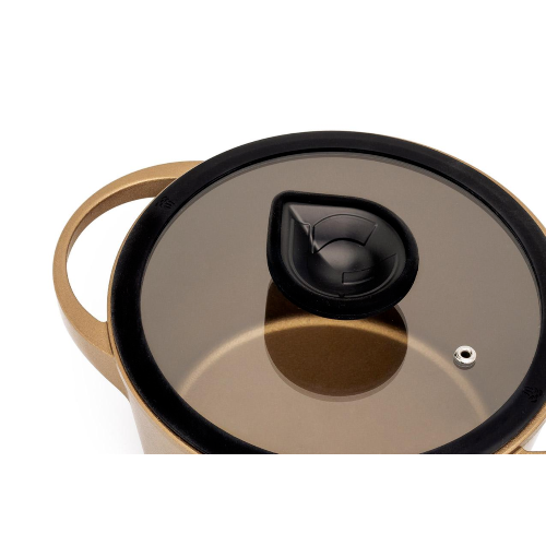 PENTOLA ANTIADERENTE PFOA FREE INDUZIONE Ø20 LUCHETTI IDEA REGALO NATALE - Foto 4 di 6
