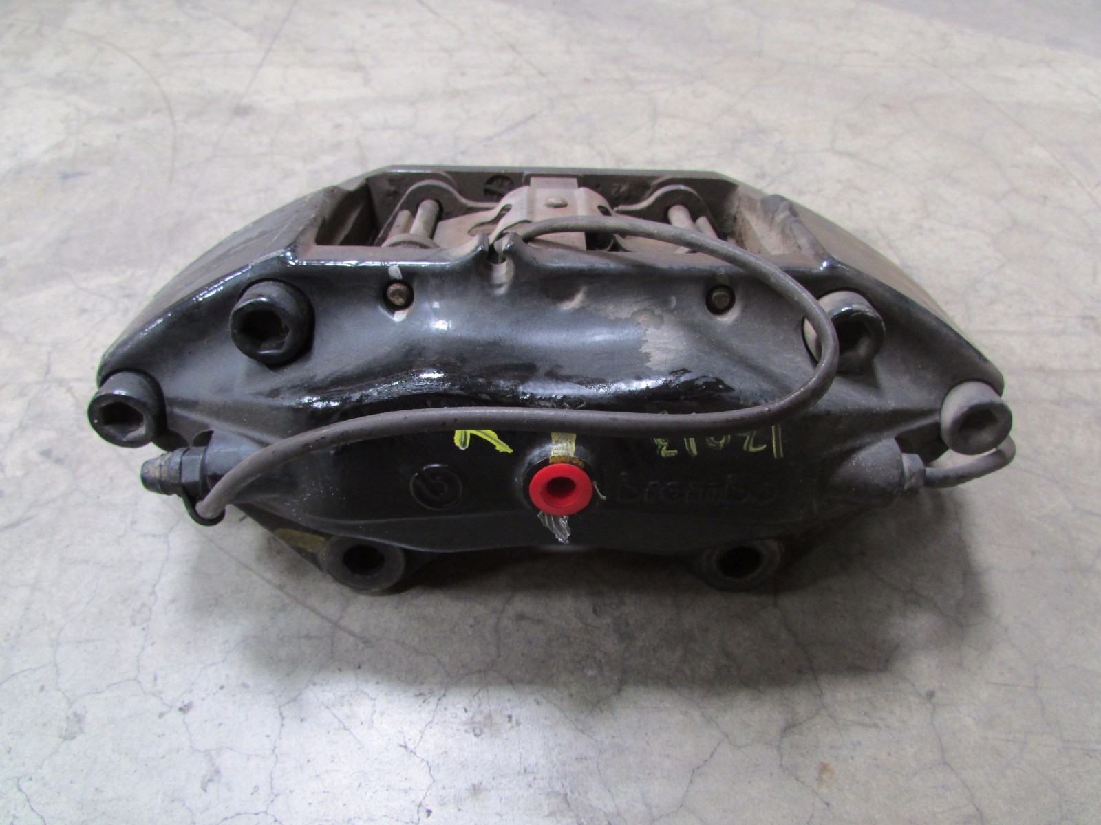 Maserati Coupe, Spyder, RH, Right Front Brake Caliper, Black Painted Silver Used