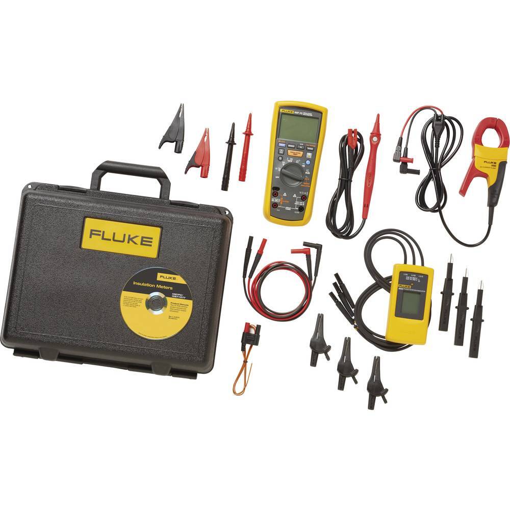 Fluke 1587/MDT FC Misuratore di isolamento 50 V, 100 V, 250 V, 500 V, 1000 V 2