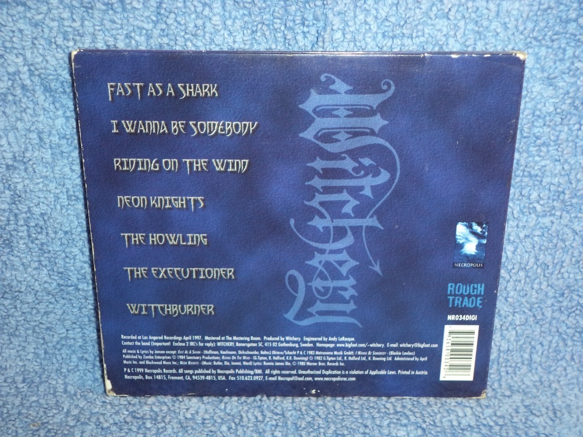 Witchery - Witchburner CD EP 1999 Necropolis NR034 black thrash