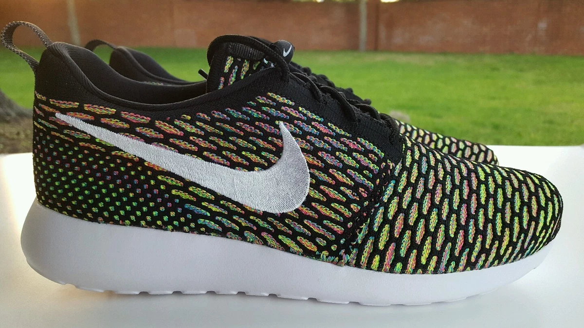 NIKE FLYKNIT MULTICOR ROSHE RUN ID 9.5 718293-993 eBay