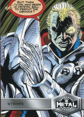 Marvel X Men Metal Universe Base Card #197 Stryfe