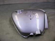 Honda, Side Cover, CB 750 Honda, RH, '71-'76, Honda Base Silver,  oil tank side.