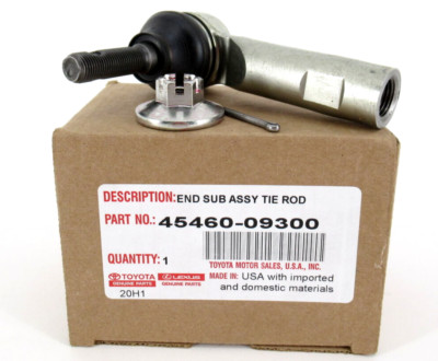 Genuine OEM Toyota 45460-09300 Outer Tie Rod End Assy 2019-2021