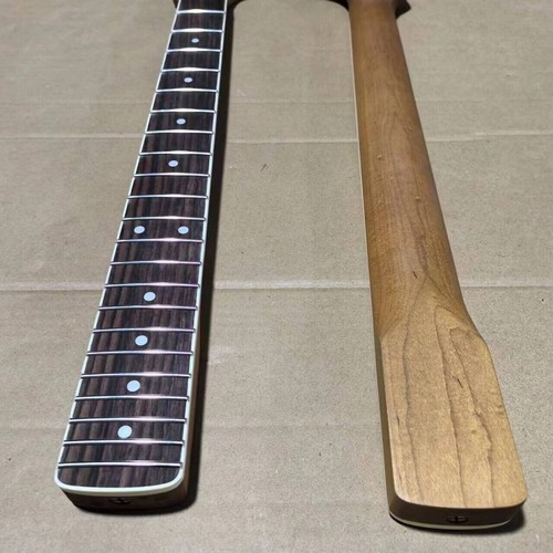 Hágalo usted mismo 24 " Cabeza Grande Arce Tostado Guitarra Eléctrica Cuello Palo de Rosa para Jaguar/Mustang - Imagen 3 de 4