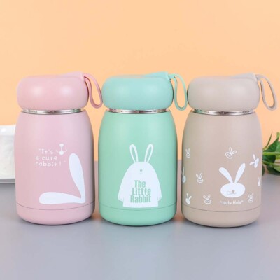 350ML Thermos Cup Small Drink Mug Travel Stainless Steel