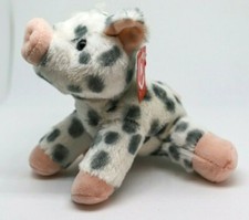 Aurora Plush Spotted Piglet 31743 April 2019 Pink Nose Pig Stuffed Animal NWT