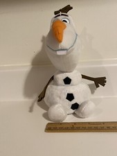 Disney Frozen II OLAF Plush Stuffed Animal Doll Snowman Glitter Snowflakes 9"