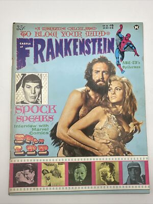 Castle of Frankenstein #12 1968 Gothic Castle Raquel Welch 1 Million B.C. Cover