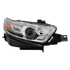 For 2014-2016 Ford Taurus Halogen Headlight w/ HB3 Bulb Gray Trim Passenger Side