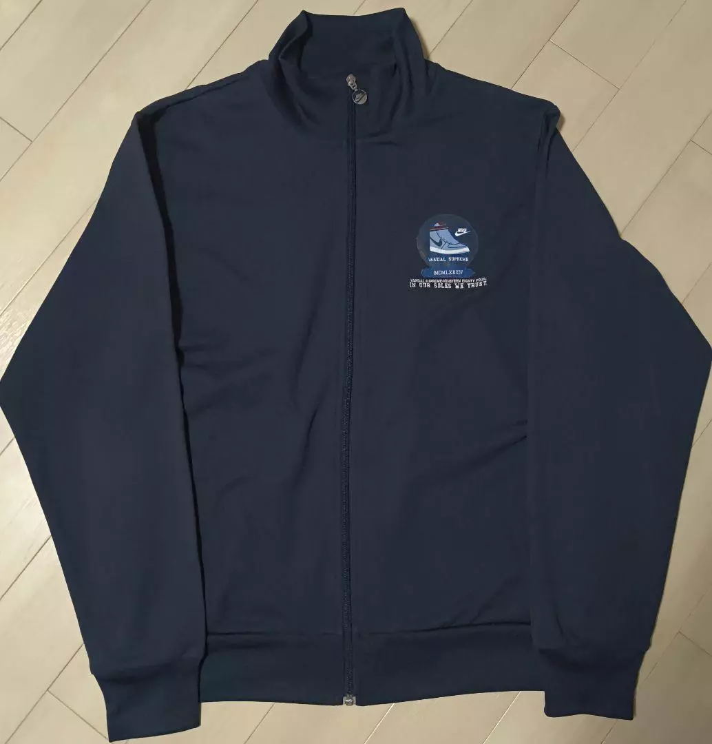 Veste de survêtement homme taille XL 00S Nike Vandal Supreme XL bleu marine originale LTD col