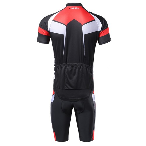 Lixada Herren Radtrikots Kurzarm Bike Shirt Padded Shorts Set Z9E5 - Bild 11 von 12