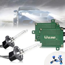 LED vs HID Headlights VLAND 55W 6000K White HID Xenon D2H Headlight Bulbs w/Decoder High Low Beam Kits