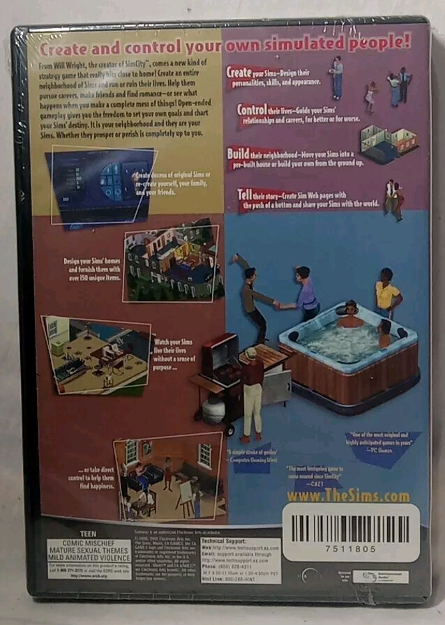 The Sims Original PC Version (2000, 2002) New Sealed 2000 | eBay