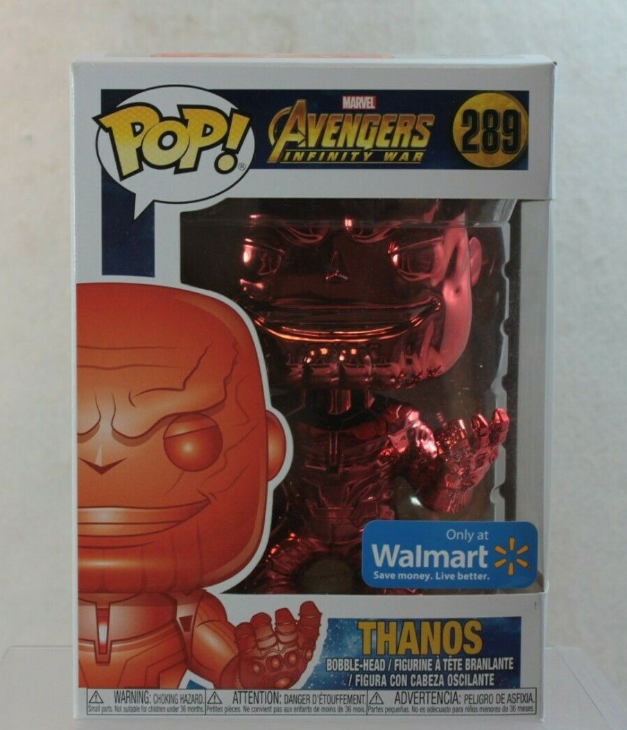 chrome thanos funko pop walmart